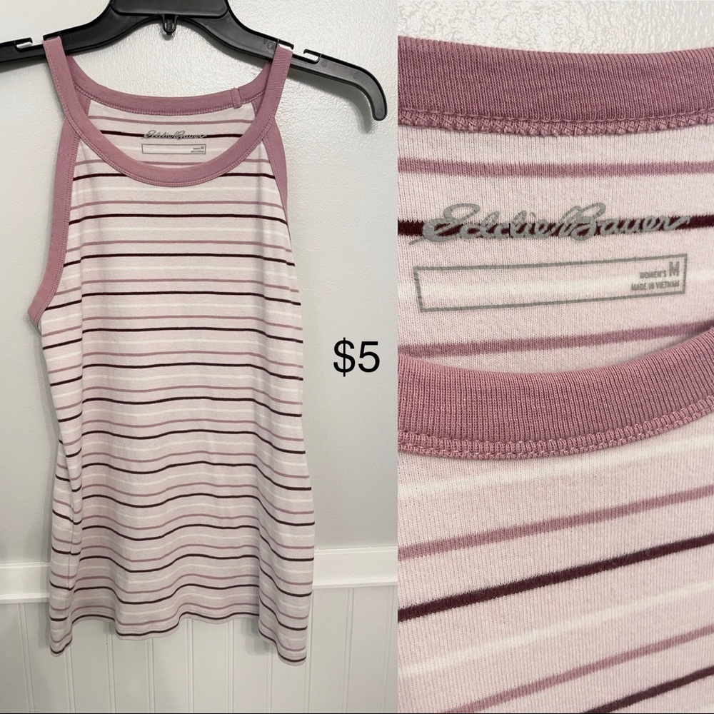 Closet clean-out, Eddie Bauer Tank, size m